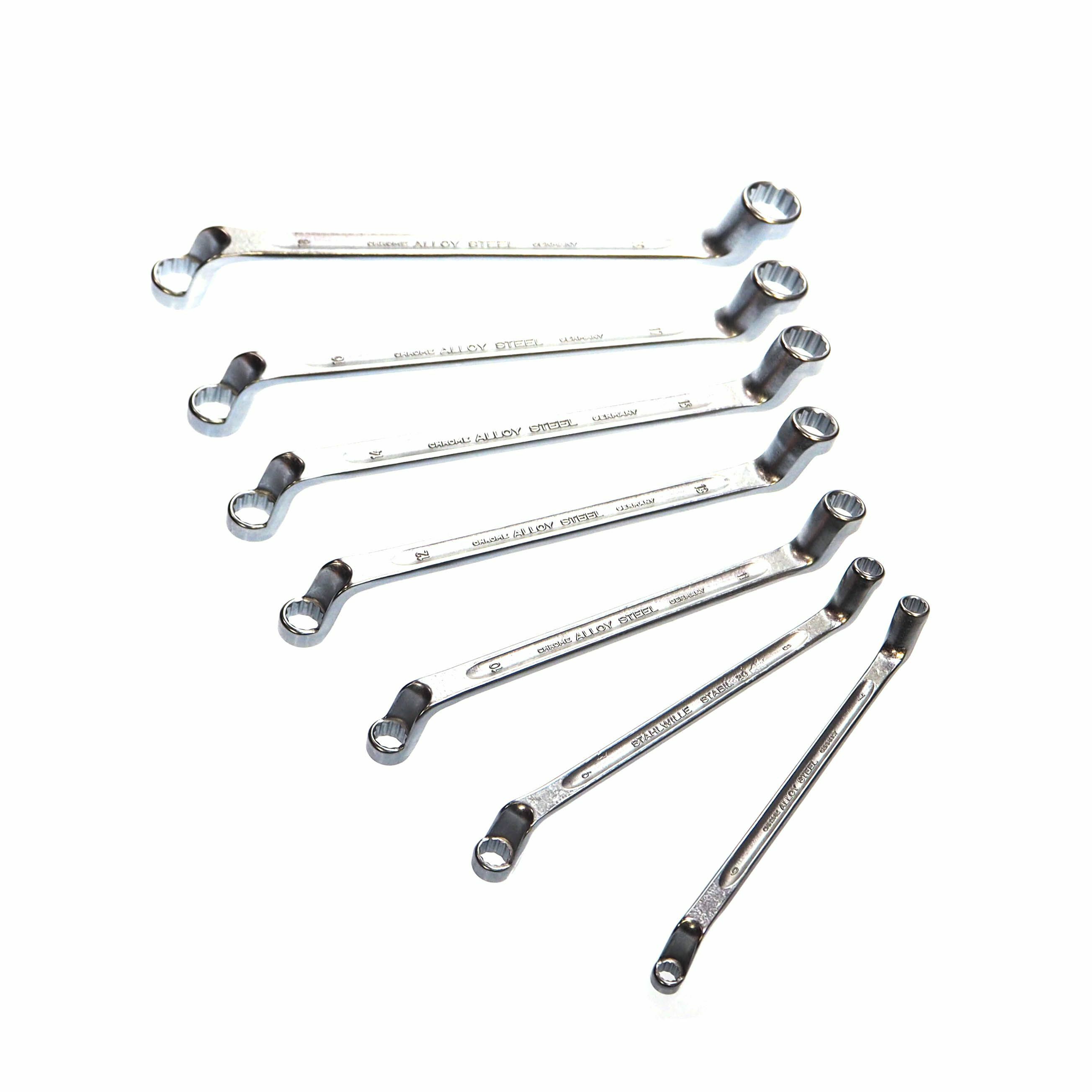 スタビレー 75°ディープオフセットメガネレンチセット 7pc 20/7N 
