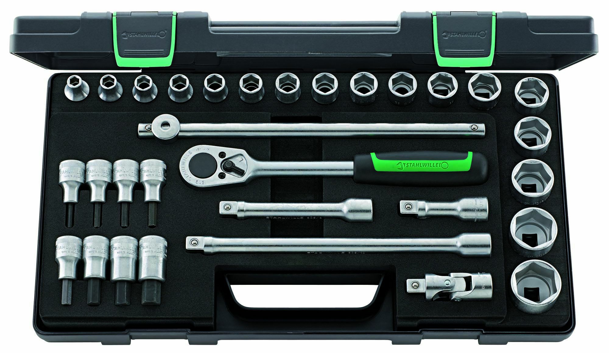 スタビレー 1 2sq ソケットレンチセット 52 54 25 6kn Stahlwille World Import Tools