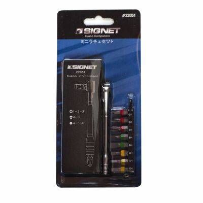 SIGNET 1/4dr 33pcsビットツイスターラチェットセット 11733