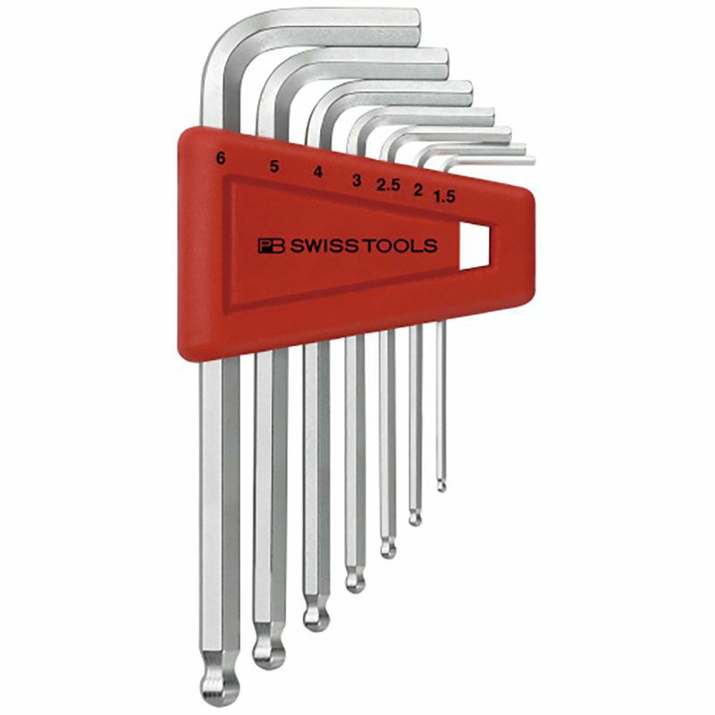 PB SWISS TOOLS ボール付六角棒レンチセット 212.H-6CN | WORLD IMPORT