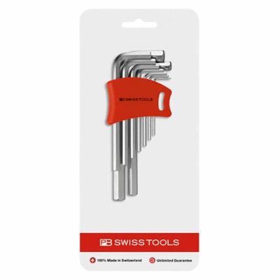 PB SWISS TOOLS ホールドリング付六角レンチセット 212.LRH-10CN
