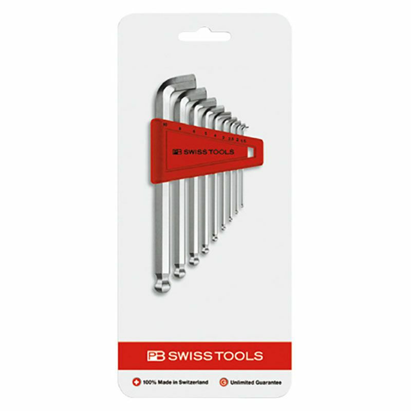 PB SWISS TOOLS ショートヘッド ボール付六角棒レンチセット 2212.H