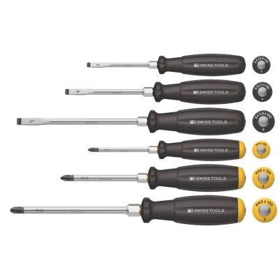PB SWISS TOOLS   スイスグリップﾟ貫通ドライバーセット(BOX) 8249.DNCBB