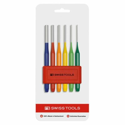 PB SWISS TOOLS レインボー平行ピンポンチセット 755.BLRBCN