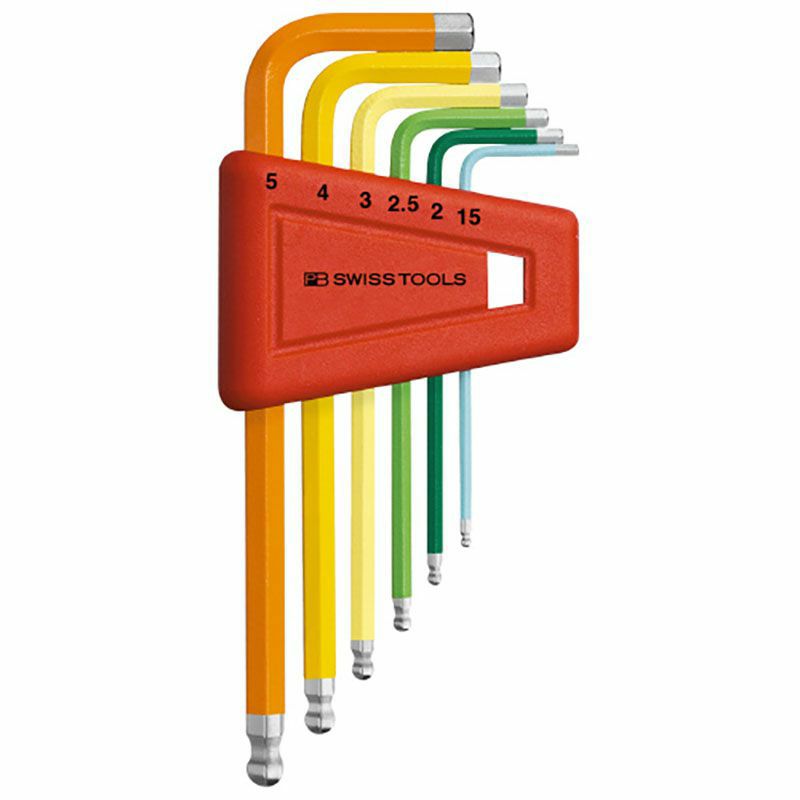 PB SWISS TOOLS ボール付レインボーレンチセット 212.H-5RB | WORLD