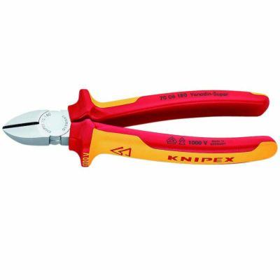 クニペックス KNIPEX 絶縁 斜ニッパー 1000V 180mm | WIT