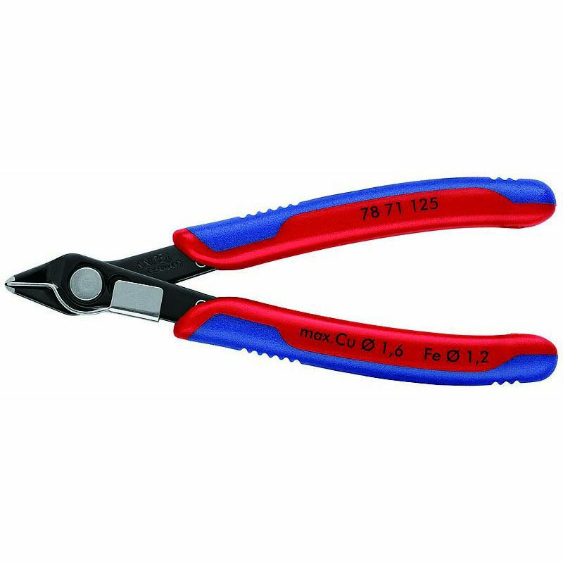 クニペックス KNIPEX エレクトロニクス クランプ付 125mm | WIT