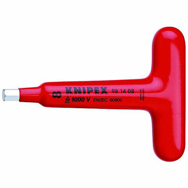 KNIPEX（クニペックス）9815-06 絶縁T型六角棒レンチ 1000V-