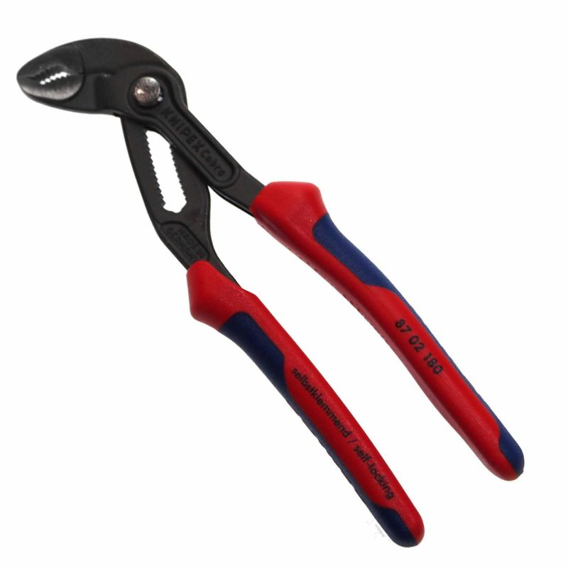 クニペックス KNIPEX ウォーターポンププライヤー コブラ 180mm