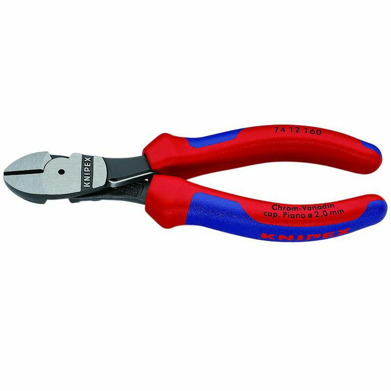 クニペックス KNIPEX バネ付強力型斜ニッパー 160mm | WIT