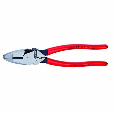 クニペックス KNIPEX 架線工事用強力ペンチ 落下防止付 240mm | WIT