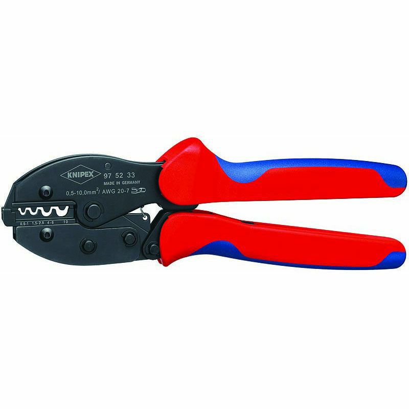 クニペックス KNIPEX ウエスタンプラグ圧着ペンチ 4,6,8ピン 12mm | WIT