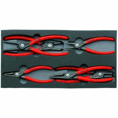 クニペックス KNIPEX スナップリングプライヤーセット ウレタントレイ入リ WIT