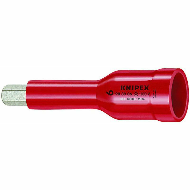 クニペックス KNIPEX 1/2dr 絶縁ヘキサゴンソケット 8mm | WIT