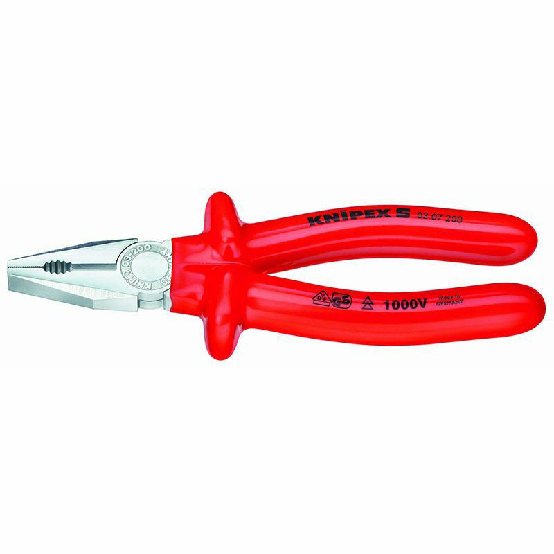 クニペックス KNIPEX 絶縁 ペンチ 307 200mm | WIT