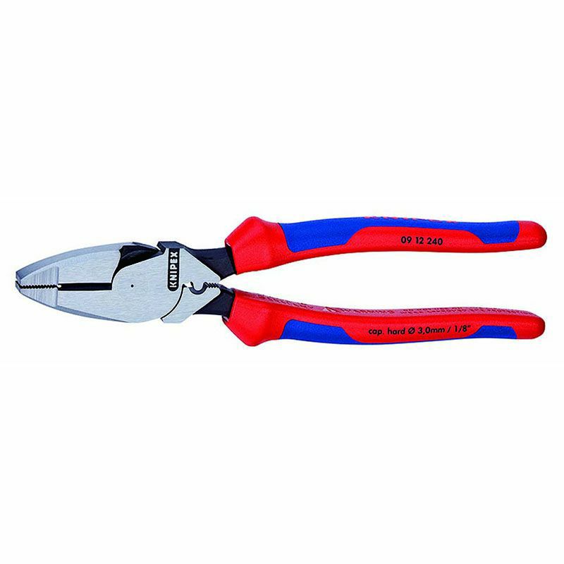 クニペックス KNIPEX 架線工事用強力ペンチ 圧着付 240mm | WIT