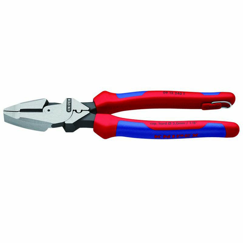 クニペックス KNIPEX 架線工事用強力ペンチ 落下防止付 240mm | WIT