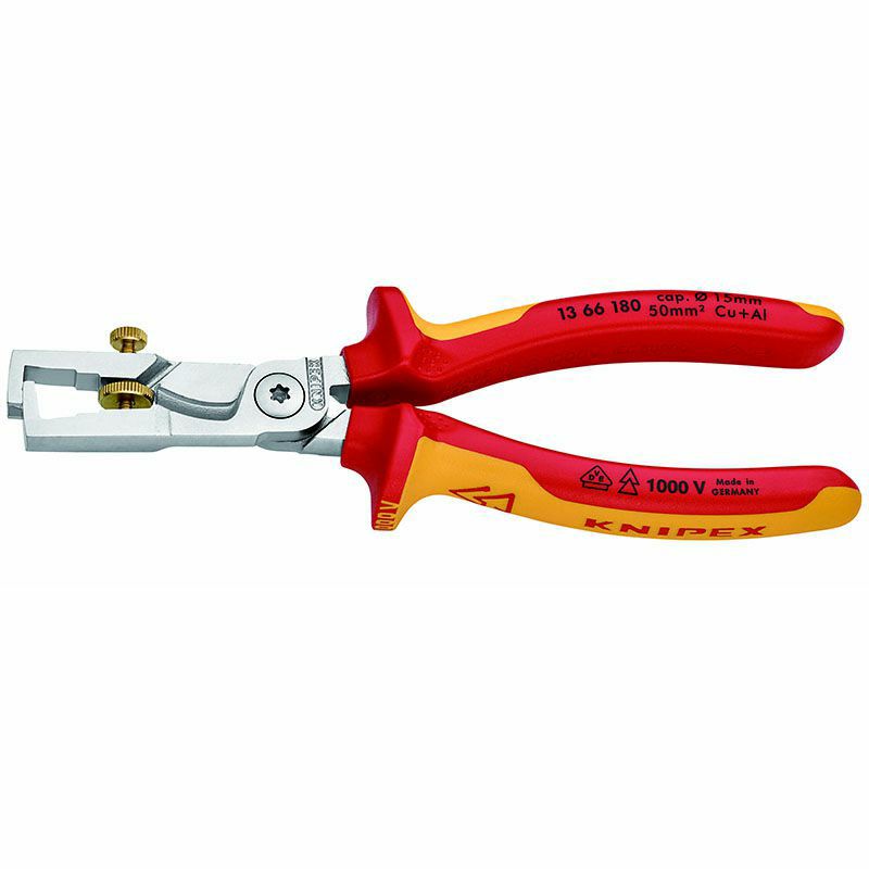 クニペックス KNIPEX 絶縁 カッティングストリッパー 180mm | WIT