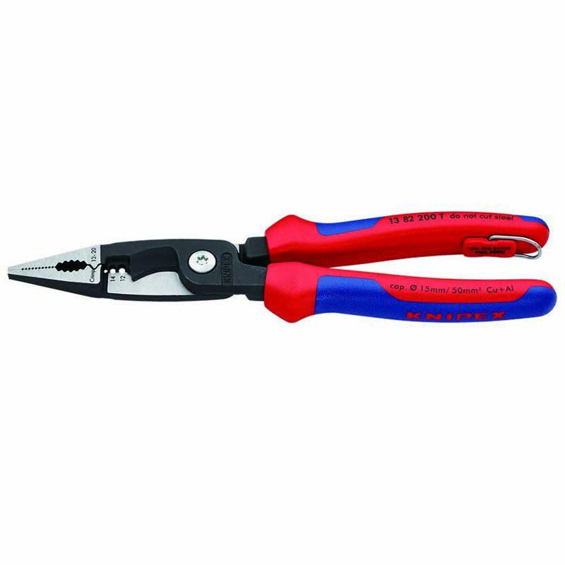 クニペックス KNIPEX エレクトロプライヤー 落下防止 200mm  WIT