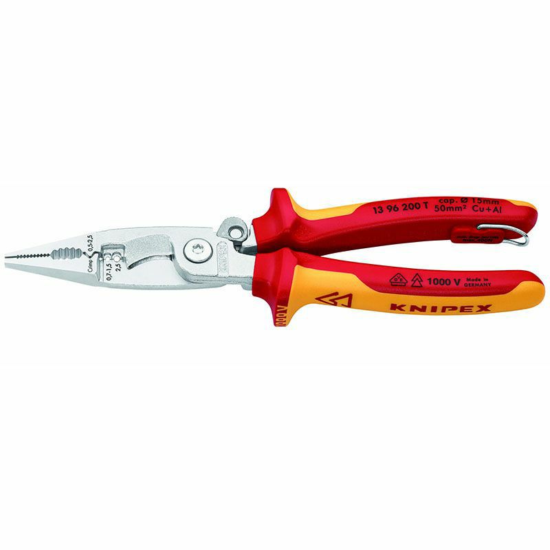 クニペックス KNIPEX 絶縁 エレクトロプライヤー 200mm | WIT