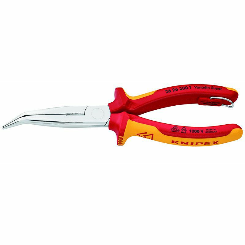再入荷！】 KNIPEX クニペックス 7406-200TBK 絶縁強力斜ニッパー 落下防止 BK www.rmb.com.ar