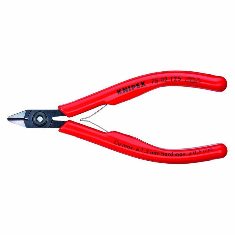 クニペックス KNIPEX エレクトロニクス ニッパー #7501 125mm | WIT