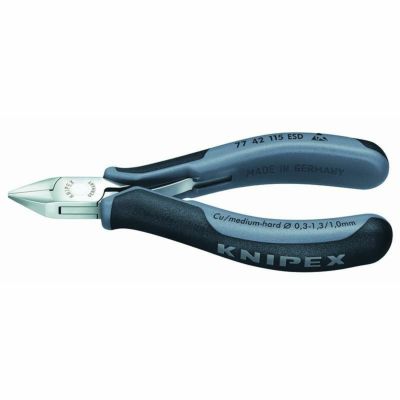 クニペックス エレクトロニクスニッパー 7722-115ESD KNIPEX