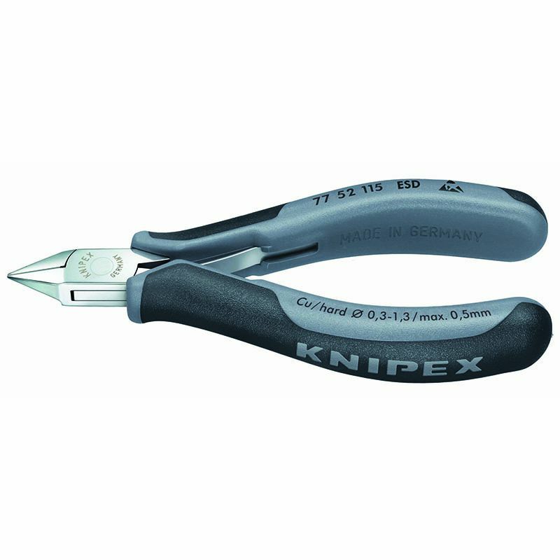 KNIPEX（クニペックス）7942-125ZESD エレクトロニクスニッパー｜切削