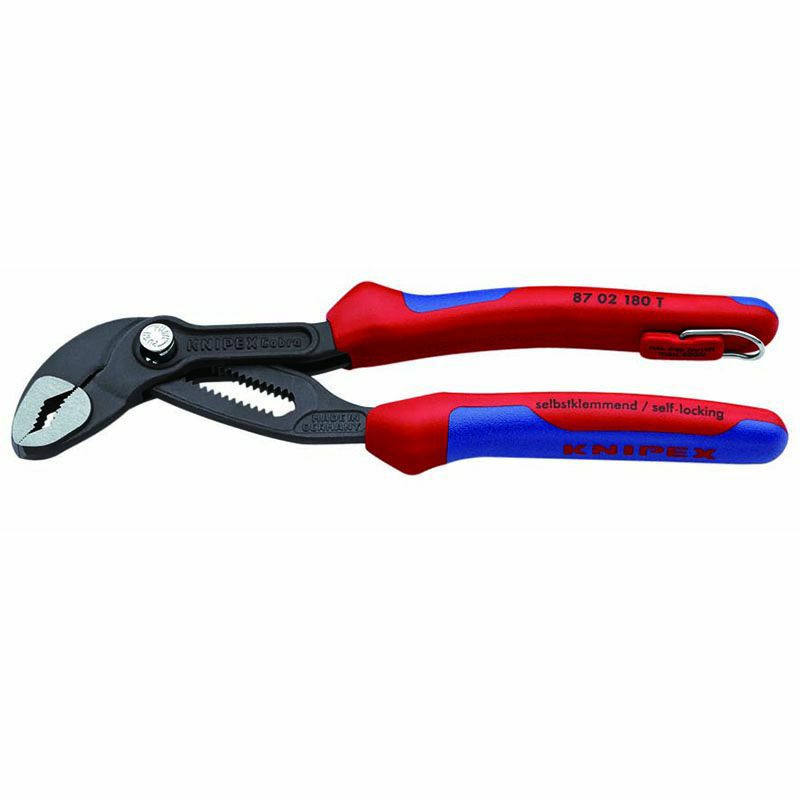 クニペックス KNIPEX ウォーターポンププライヤー 落下防 180mm | WIT