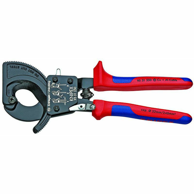 クニペックス KNIPEX ケーブルカッター ラチェット式 250mm | WIT