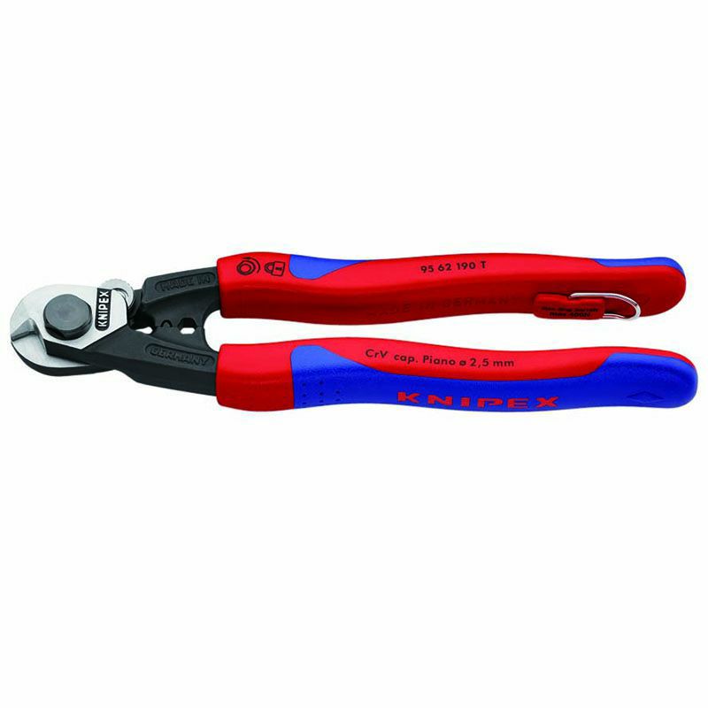 クニペックス KNIPEX ケーブル（配線）カッター 落下防止 190mm | WIT