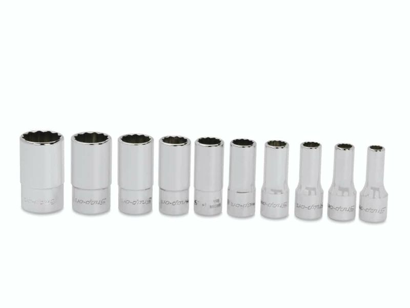 SNAP-ON 1/4dr 12角セミディープソケットセット インチ 110TMDSY
