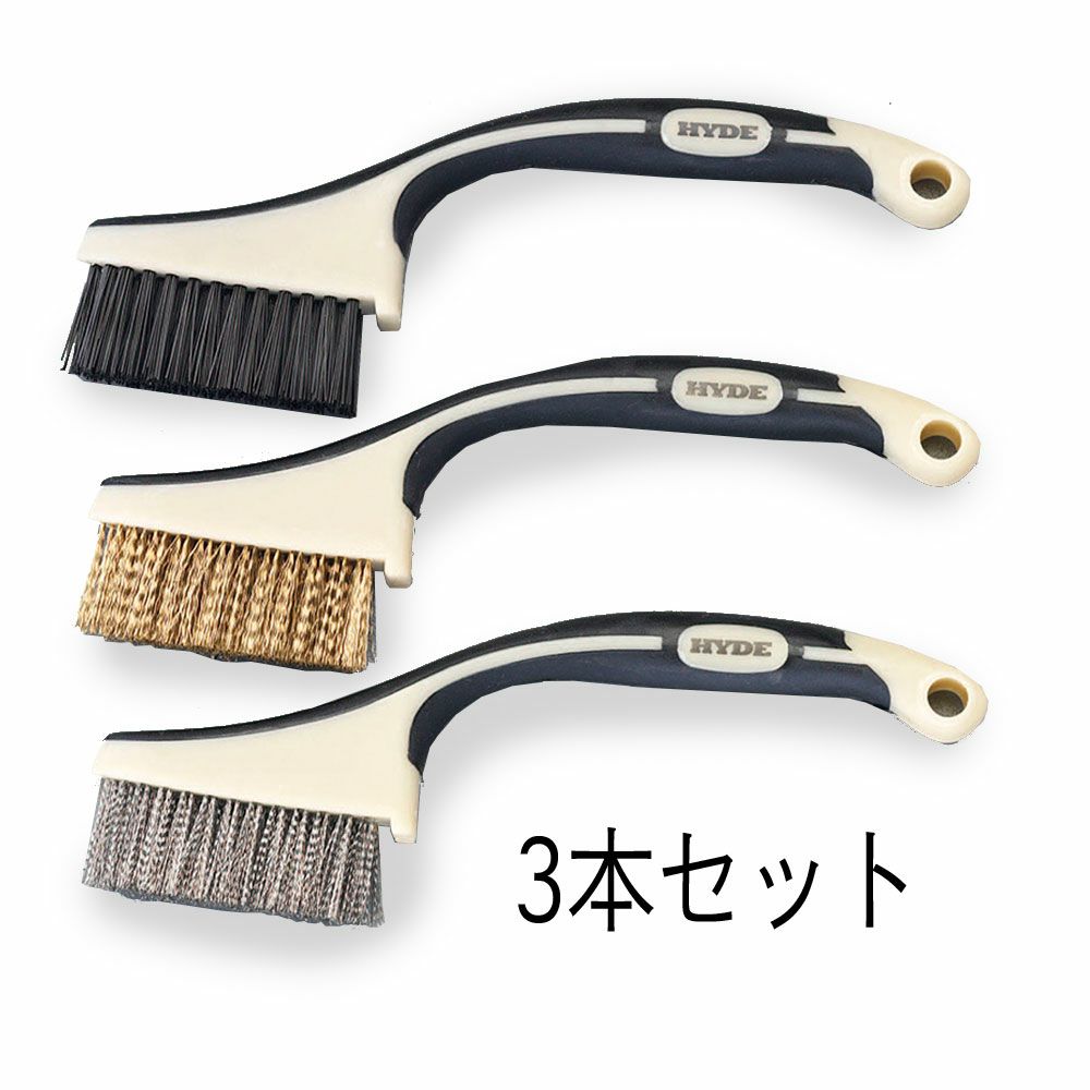 ESCO 165mm 3本組ワイヤーブラシ EA109E-10 エスコ | WORLD IMPORT TOOLS