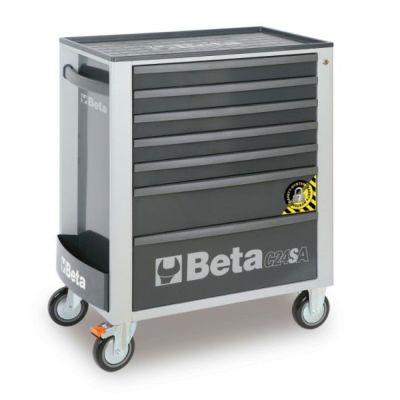 代引 日時 時間指定不可 Beta ロールキャビネット 7段 グレー C24sa 7 G World Import Tools