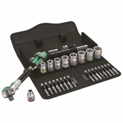WERA Zyklop 1/4d rラチェット&ソケットセット 8100 SA 6 Zyklop Speed 