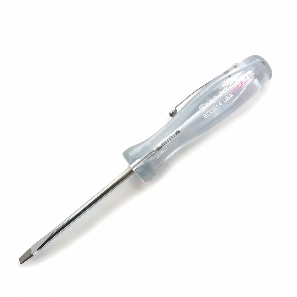 SNAP-ON ポケットミニマイナスドライバー クリア SDD214 | WORLD 