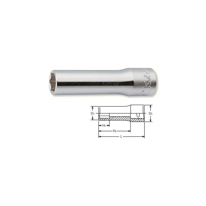 Ko-ken 1/2(12.7mm)SQ. 6角ディープソケット 17mm 4300M-17 | WORLD IMPORT TOOLS