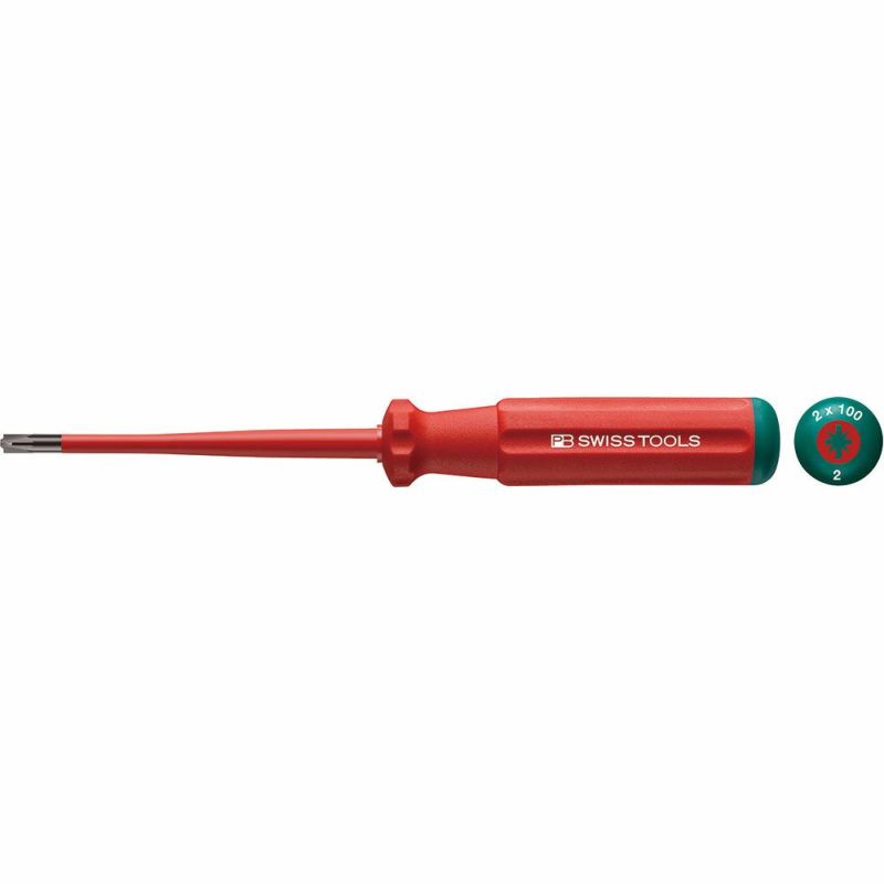 【新品】PB SWISS TOOLS 5180SL-2-100 スリムマイナス／ポジドライバー絶縁 PB SWISS TOOLS スリムマイナス/ポジドライバー絶縁 5180SL-2