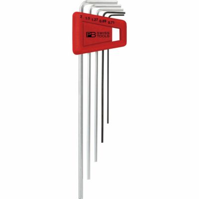 PB SWISS TOOLS ホルダー付六角棒レンチセット ロング 211.H-10CN 