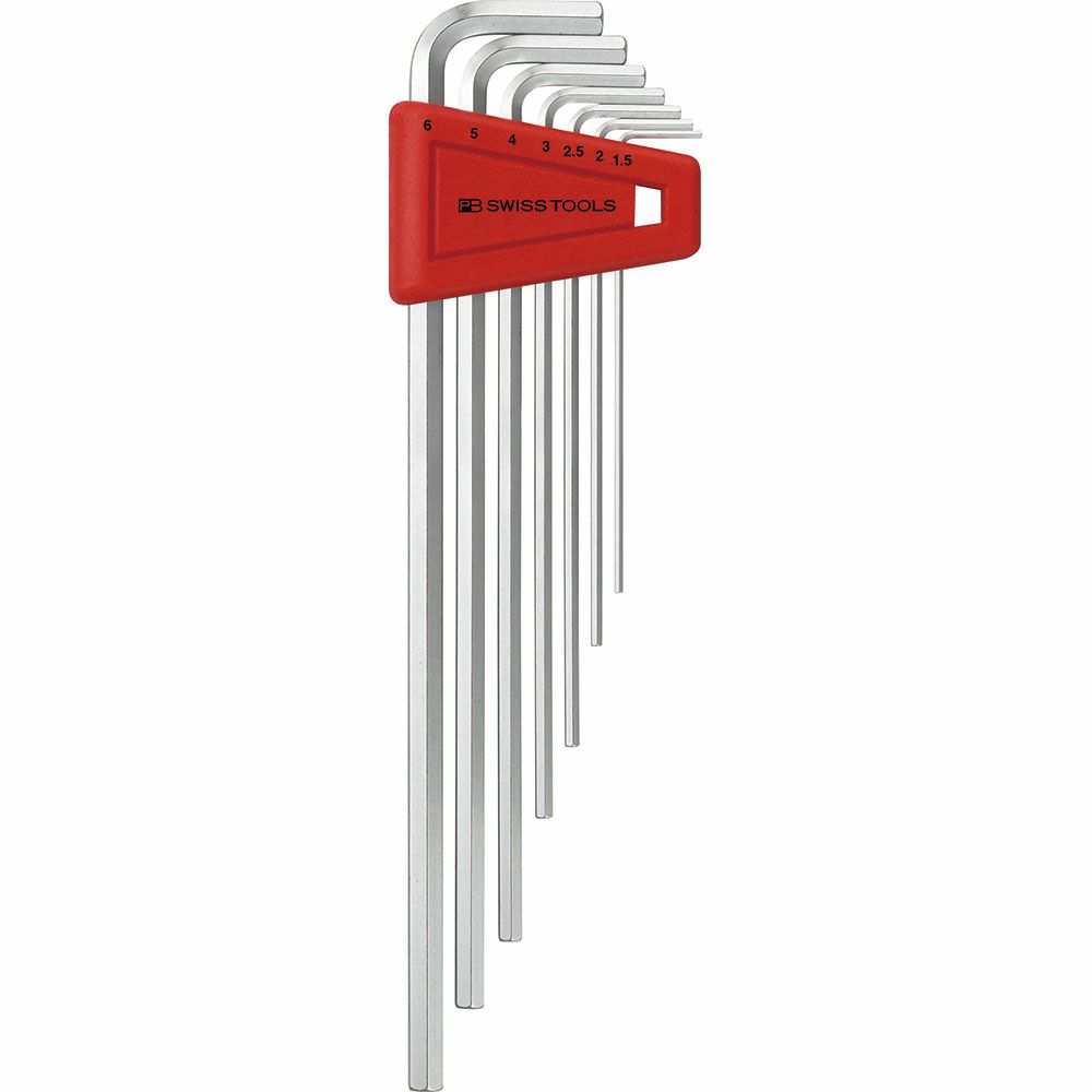 PB SWISS TOOLS ホルダー付六角棒レンチセット ロング 211.H-6CN 