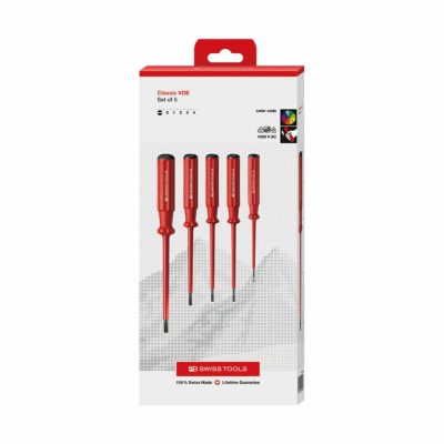 PB SWISS TOOLS エレクトロ絶縁ドライバーセット 5549 | WORLD IMPORT