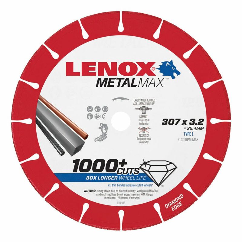 LENOX メタルマックス 125X22 20/15X1.3 2004946 レノックス WORLD IMPORT TOOLS
