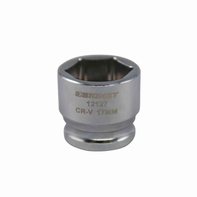 SIGNET 3/8DR 17MM ショートソケット 6角 12127 | WORLD IMPORT TOOLS