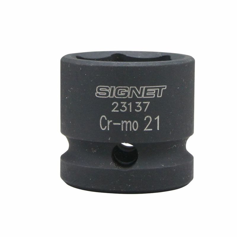 SIGNET 1/2DR インパクト用ショートソケット 21MM 23137 | WORLD