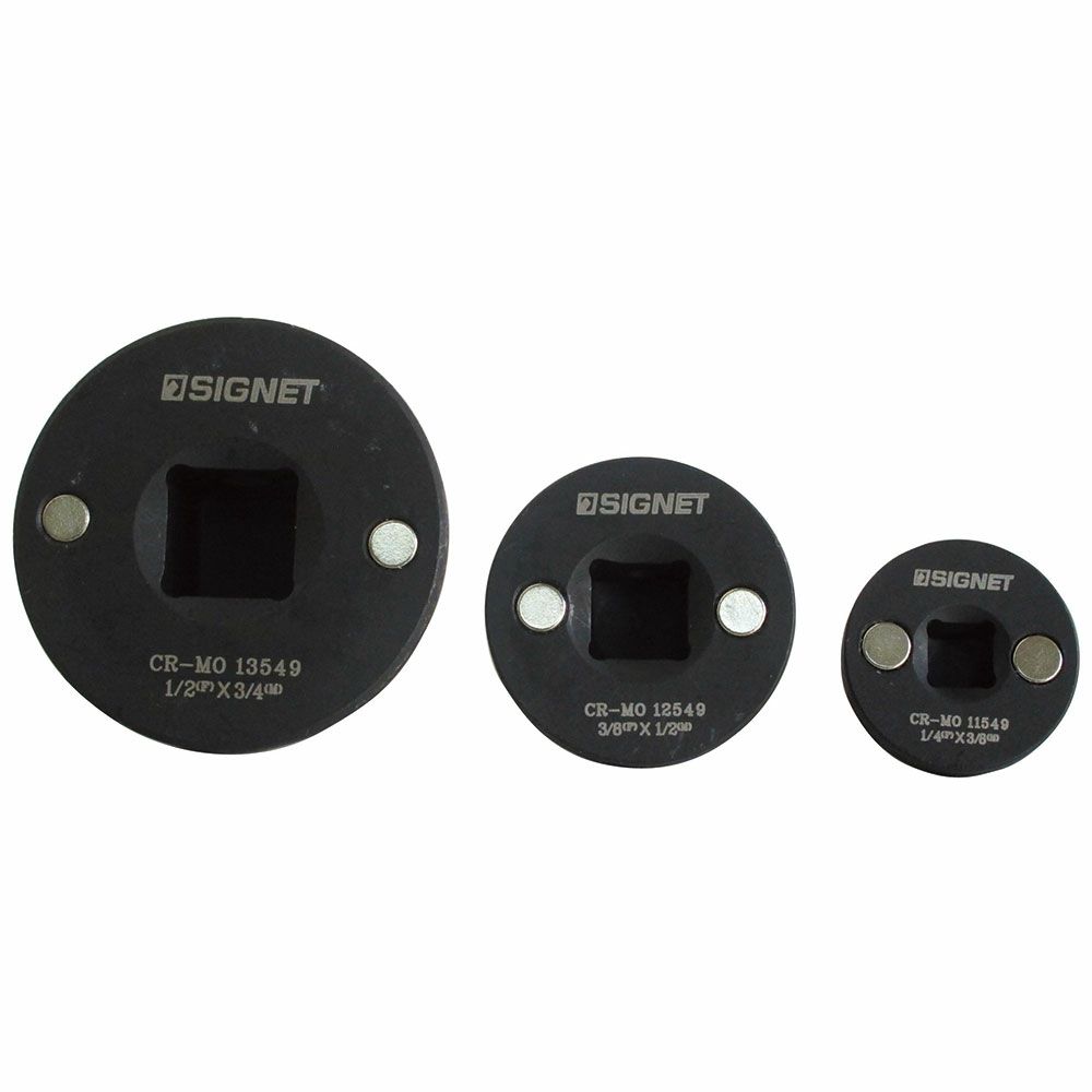 薄型で使いやすさを追求した、インパクト対応のアダプター3種類セット。