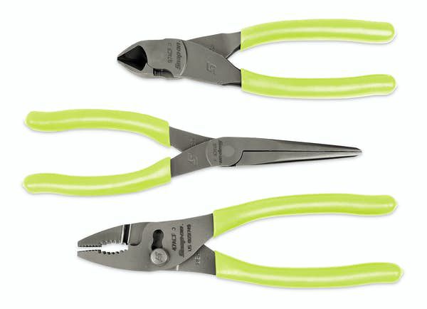 SNAP-ON 3pc プライヤーセット ハイビス PL307ACFHV | WORLD IMPORT TOOLS 
