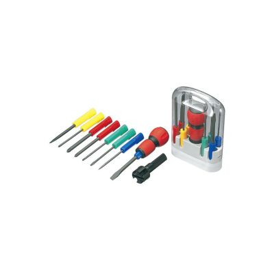 ANEX POP電工グリップ8本組ドライバーセット NO.6880 工具