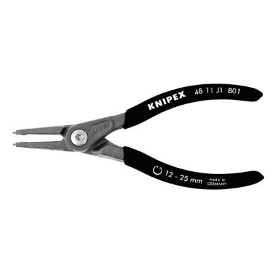 KNIPEX 4811-J1B01 穴用精密スナップリングプライヤー直(BK) | WORLD 