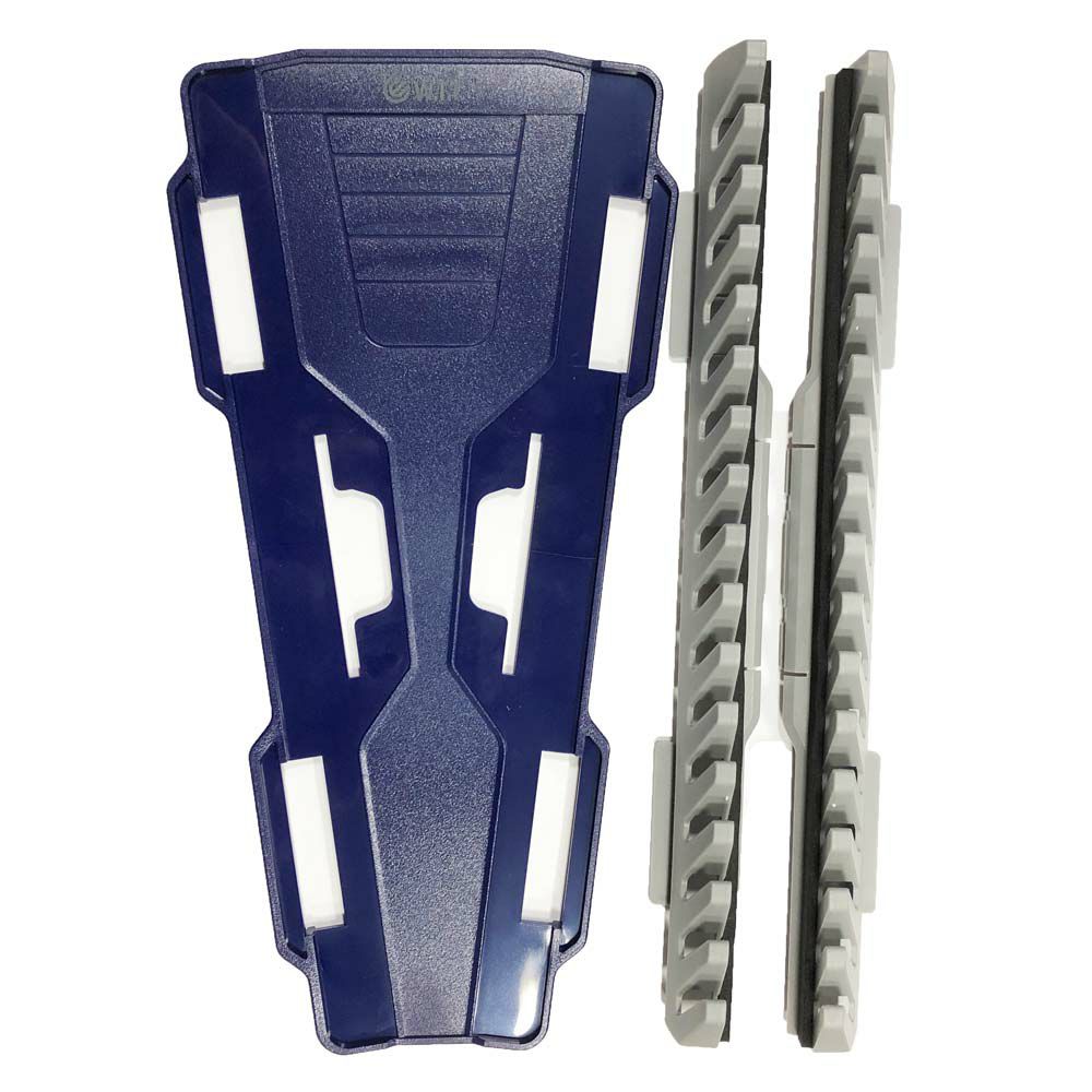 収納のムダをなくし、スッキリ収納できるレンチラック。標準とリバースの両タイプに対応。