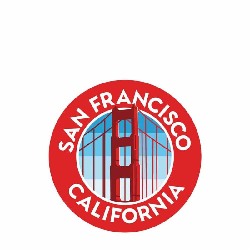 Sticker Pack サンフランシスコゴールデンゲートブリッジ L SPL08744 | WORLD IMPORT TOOLS